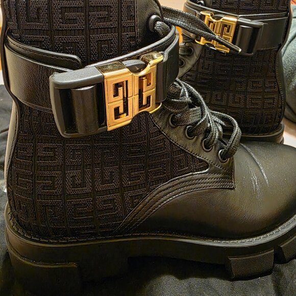 Givenchy Black 4G Terra Boots - Picture 2 of 8